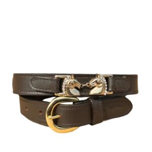 Horse Bit Belt Brown/cold