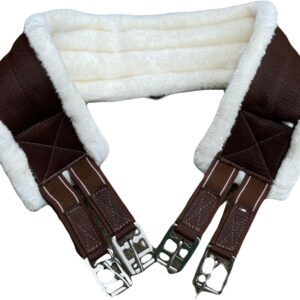 TEDDY FUR SYNTHETIC GIRTH ELASTICATED BOTH SIDE